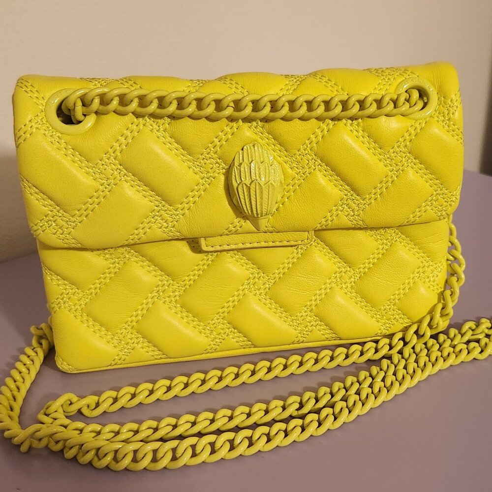 Kurt Geiger Kensington Bag in Neon Yellow